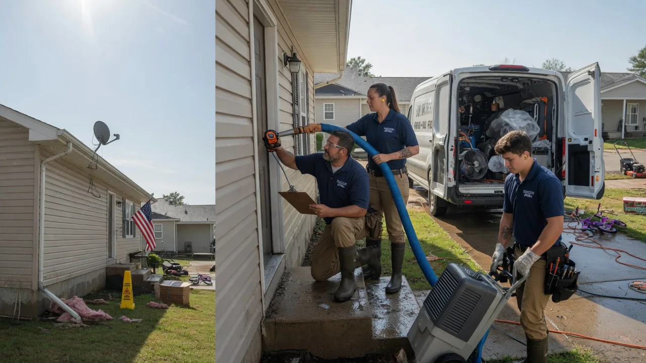 Ceiling Water Damage Restoration in North Bend, OH near me